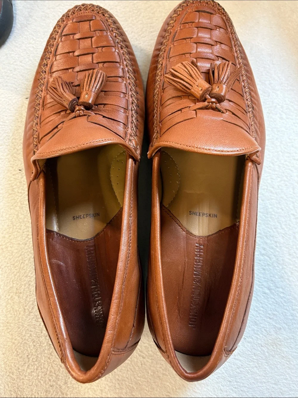 Johnston & Murphy premium leather
